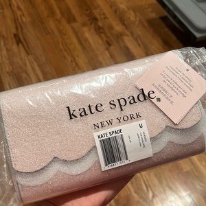 Kate Spade Gemma Wallet on chain - Rose Smoke